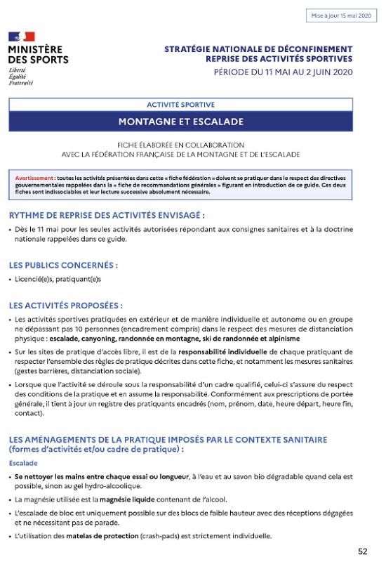 Consigne escalade page 1